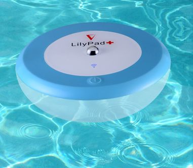 LilyPad - Flotteur intelligent pour piscinepour mesurer la température de l’eauet l’exposition UV - Vigilant - piscine